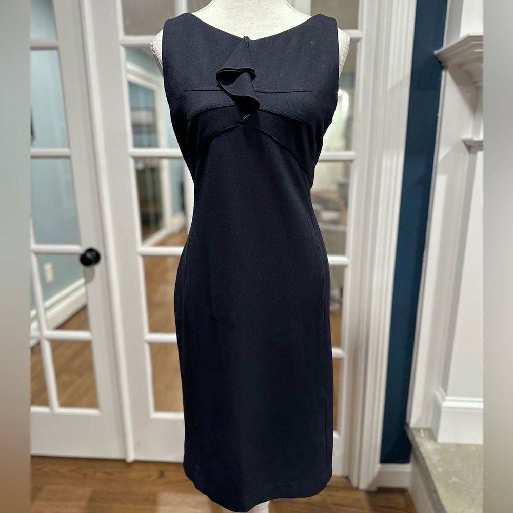 Emporio Armani Technical Stretch Jersey Sleeveless Midi-Dress, Size US 8 (IT 44)